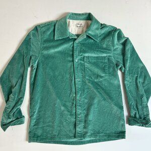 Acne Studios Green Corduroy Denver Shirt